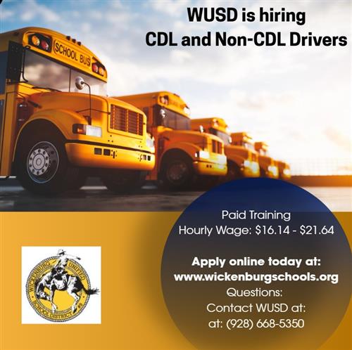 WUSD is hiring drivers